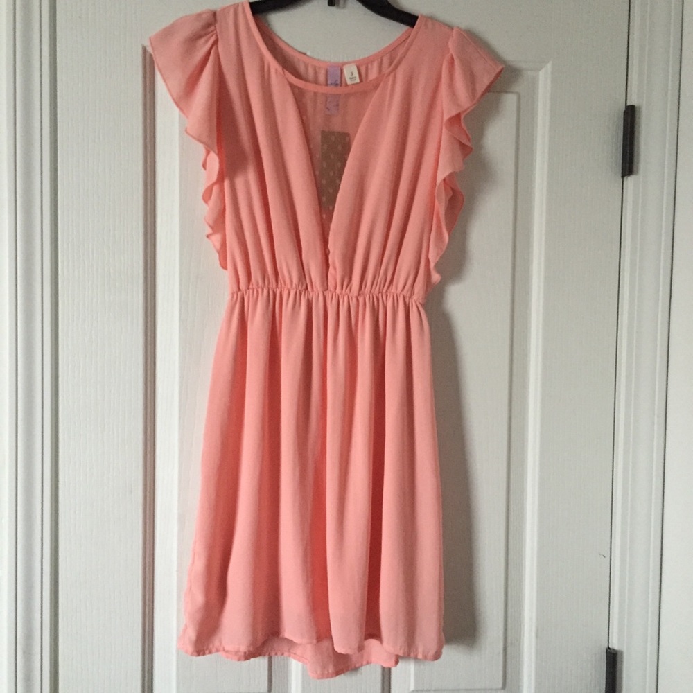Frilly Spring Pink Sleeveless Dress